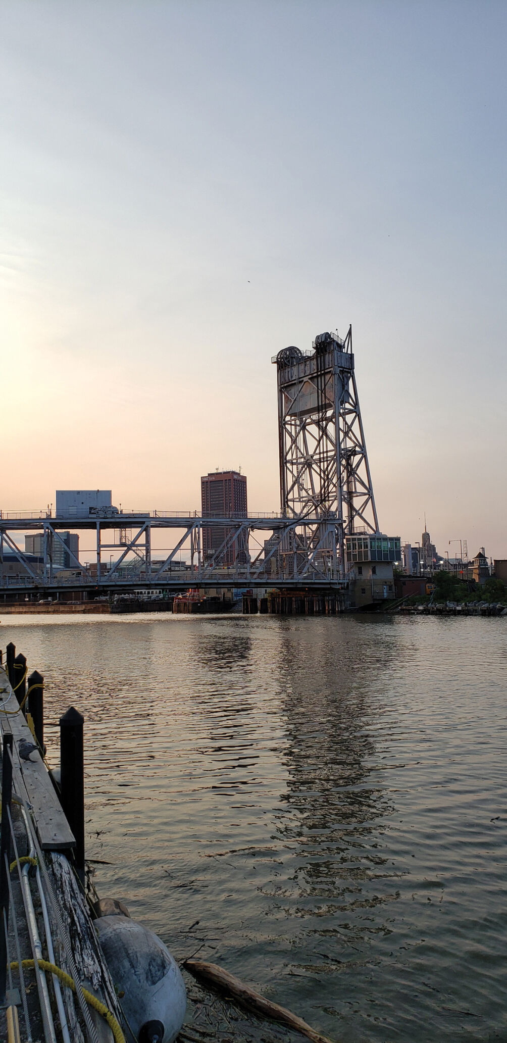 View of South Michigan Avenue and Seneca One from Buffalo RiverWorks